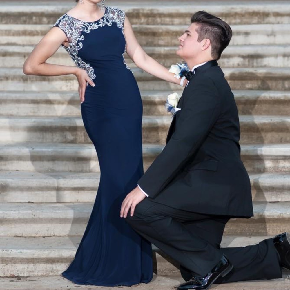Navy Formal Dress